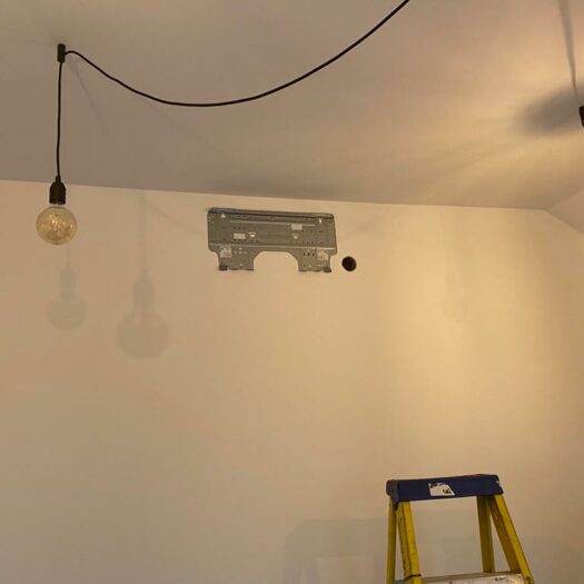 AC installation in Progress