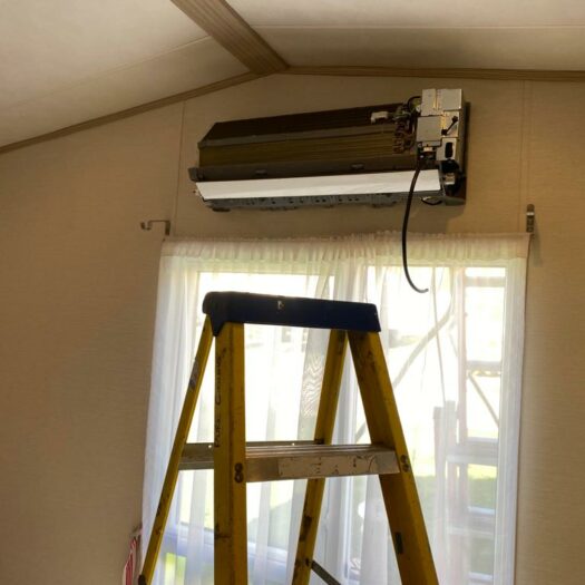 AC installation in Progress