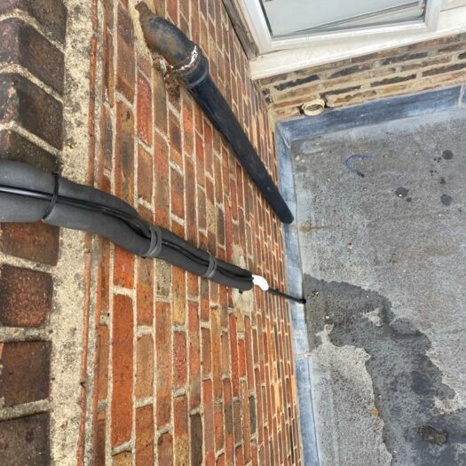 AC Filter Pipe installation